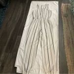 Iris basic  Black/White Stripes Jumpsuit Sleeveless with Jogger Bottoms M Classic Photo 4