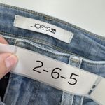 joe's jeans  Womens 27‎ Blue High Rise Straight Crop Distressed Ripped Denim Pants Photo 2