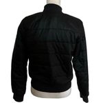 Lululemon Size 6 Non Stop Bomber Jacket Reversible Black Quilted Crinkle Photo 5
