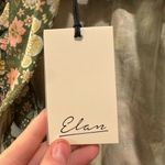 Entro Elan Ruffle Sleeve Open Back Floral Midi Dress Photo 5