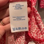 Boden Red and White Patterned Long Sleeve Jersey Dress Size 8 Regular Photo 3