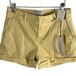 Liverpool  Cotton Viscose Blend Casual Shorts Mustard Gold Size 27 US 4 Photo 0