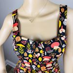 Eva Rose Mushroom Print Pinup Fit & Flare Dress With Pockets medium Multicolor Photo 2