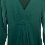 Elie Tahari  Green Wool Blend Long Sleeve Knit Dress Photo 6