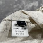 Ilana Kohn Romper Women Small Cream Linen Silk Coastal Luxury Cruise Vacation Photo 4