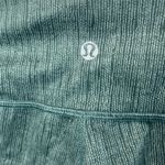 Lululemon  Green Print Full Length Mid Rise Sport Athletic Leggings Pants 6 Photo 2
