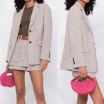 Maje Tailored Check-Print Houndstooth Blazer Size FR 42 US 10 Photo 6