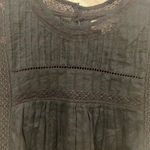 Treasure & Bond NWT  Black Boho Peasant Top Size XXS Photo 3