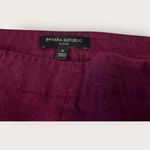 Banana Republic  Women's Size 6 Maroon Ankle Stretch Sloan Dress Pants Photo 4