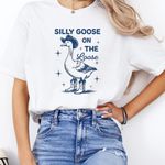 Gildan Silly Goose on the loose western country funny  unisex softstyle tee Photo 0