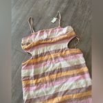 Aerie  beige striped mini lined dress 🌷 Photo 6