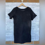 Emerson Fry New York Black Virgin Wool Blend Pullover Knit Dress Size S Black Photo 7