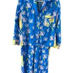 UGG Women's  Blue Yellow Floral Seahorse Pajama Set S Photo 1
