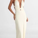 NEW Sasha Therese Mira Maxi Long Dress Sleeveless Butter Yellow Small S NWT Photo 0