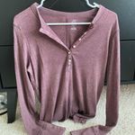 Aerie Button Up Long Sleeve Photo 0