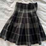 Preppy school girl style mini skirt Black Photo 3