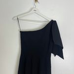 Dress the Population Tiffany One-Shoulder Midi Dress in Black Size Small Photo 9