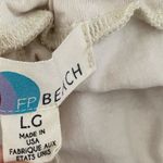 Free People Beach Flax Cream Cropped Wide Leg Pants size large Photo 6