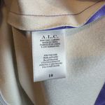 ALC Frank A.L.C Lexi coated cut-out mini dress Vegan Leather purple dress Size 10 Photo 12