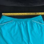 Lands’ End Women's Swim Active Teal Short Mini Skirt Sz Medium Blue Photo 3