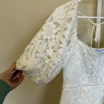 Lucy Paris ELAINE Ivory Lace Floral Mini Dress Size Small Photo 2