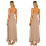 Free People FREE PEOPLEAdella Corset Maxi Dress In HAZELNUT Size S Photo 3