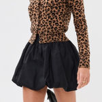 Reformation NWT  Brynn bubble Skirt black sz 10 Photo 0