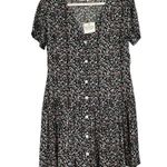 Pink Martini NWT Floral Aubrey Dress Black XS Photo 0