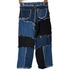 American Bazi  Patchwork Baggy Jeans Photo 2