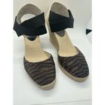 Adrienne Vittadini  Birna Wedge Sandals Leopard Espadrille Women Size 7.5 Photo 1