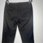 ZARA  Black Pants Full Length Dress Pant with side Slit Bottoms. Photo 2