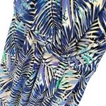 NYDJ EUC Sleeveless Surplice Palm Print Dress Size 6 Photo 3