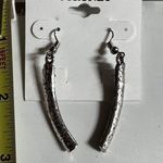 BGK) CORONET‎ NWT Silver Dangle pierced Earrings new carded BGK Photo 0