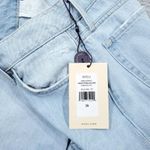 NYDJ Charlotte Relaxed Straight Leg Jeans Light Wash Blue Ripped Size 26 Photo 6