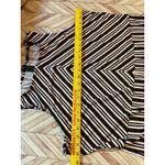 Du Jour Striped Maxi Dress Jumpsuit Black Pink White XL Sleeveless Belted Photo 3