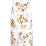 Reformation NWT Casette in Bella Floral Linen Cowl Neck Midi Dress 4 $248 Photo 0