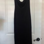 Klesis Long Maxi Dress with Flower Detail Black Size M Photo 0