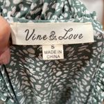 Vine & Love  green patterned dress Photo 6