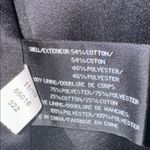 DKNY  Black fitted trench coat with interior red Trim. Pockets. Size Medium. Photo 9