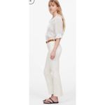 Madewell  Pure White Mid-Rise Kick Out Crop Jeans Size‎ 27 Photo 2