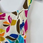 Tabitha Brown for Target Botanical Tropical Low Back One Piece Swimsuit Swim XS Blue Photo 3