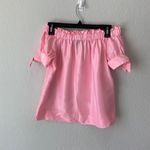 J.Crew  100% Silk Off Shoulder Feminine Blouse Size 00    Photo 2