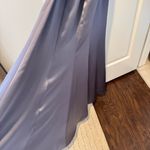 Amsale Nakai Bridesmaid Maxi Dress Slate | Size 6 Gray Photo 8