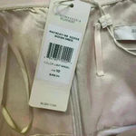 BCBGMAXAZRIA NEW  RUNWAY Cream Gray Sweetheart Strapless Mini Dress Size 10 Photo 6