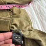 POL woman's I oversized Olive Green shirt Jacket sz S Photo 6