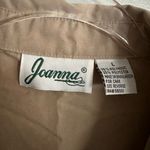 Women’s Tan Long Sleeve Shacket Size L Photo 4