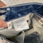 GRLFRND Cindy Acid Wash High Waist Distressed Cutoff DenimShorts White (Size 28) Photo 5