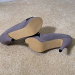 Light In The Box Women’s Gray Suede Shoes with Black Fabric Design on Front Size EU 37 Photo 6