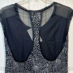 Fabletics  Vanessa Top Sz XS NWT Athletic Black White Mesh Photo 8