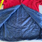 London Fog Vintage  Red Cotton Micro Corduroy Quilted Shirt Jacket Shacket Large Photo 10